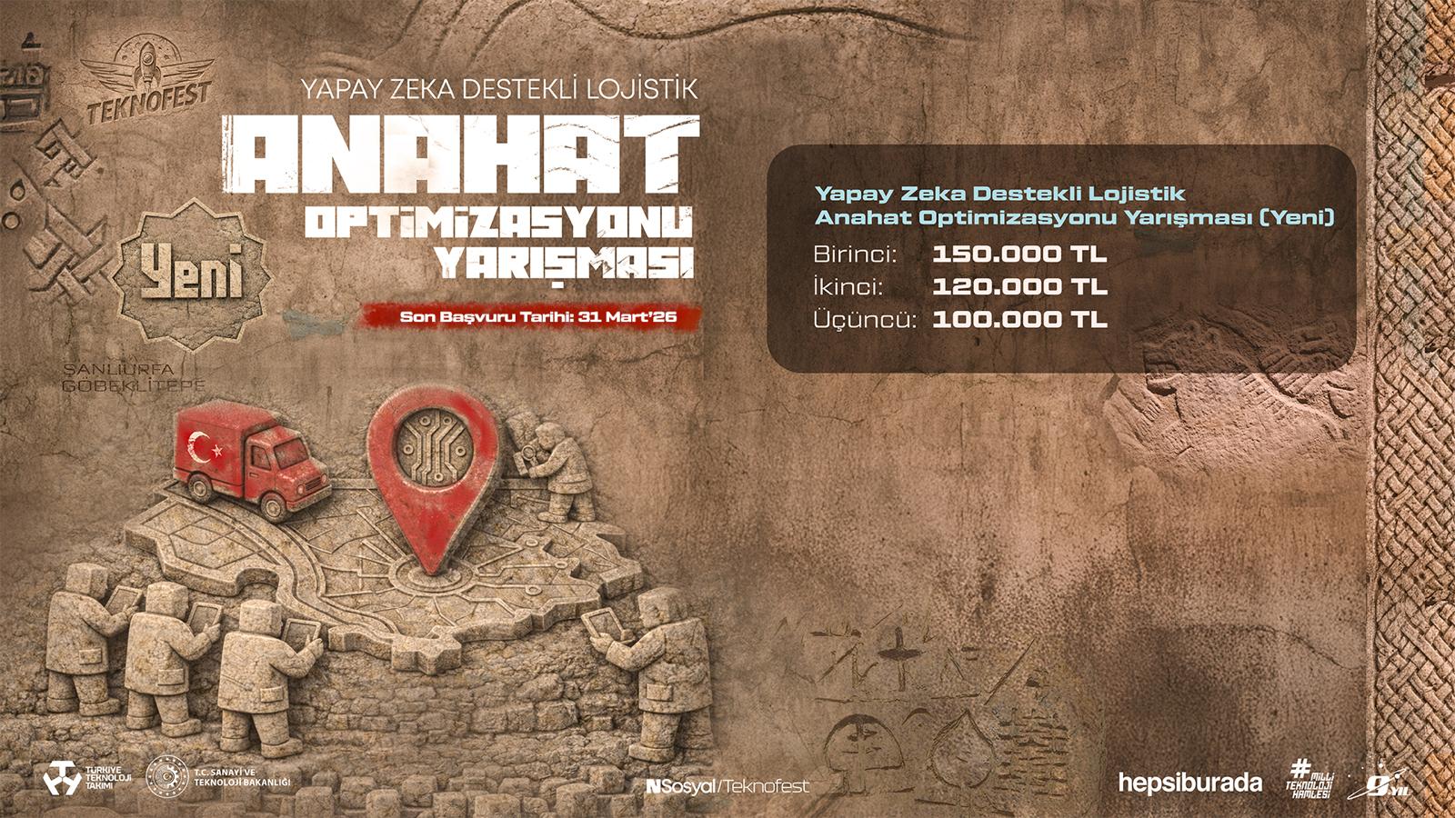 Hepsiburada’nın “Yapay Zeka Destekli Lojistik Anahat Optimizasyonu Yarışması” İçin TEKNOFEST Başvuruları Başladı